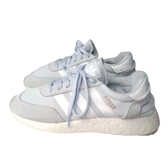 adidas I-5923 Sneakers Women's Size 9 Shoes DA8800 Aero Blue~White - Picture 3 of 7